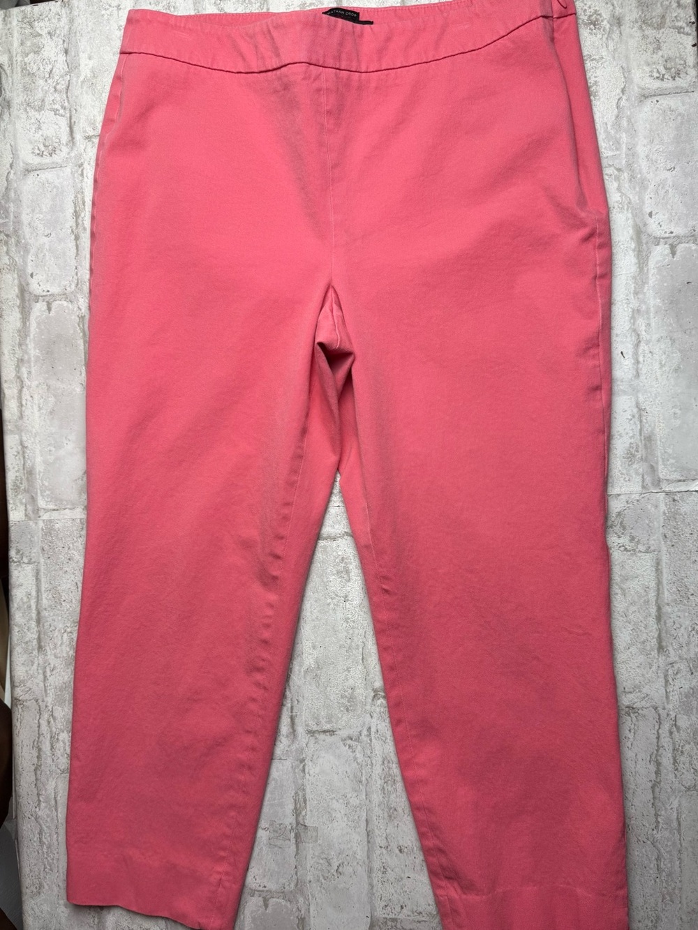 Talbots Chatham Crop Ankle Pants Women Size 8p Petite Pink Flat Front😍